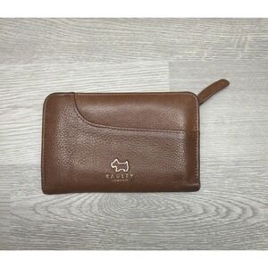 Radley London Pockets Camel Brown Bifold Wallet Purse Very Nice Condition